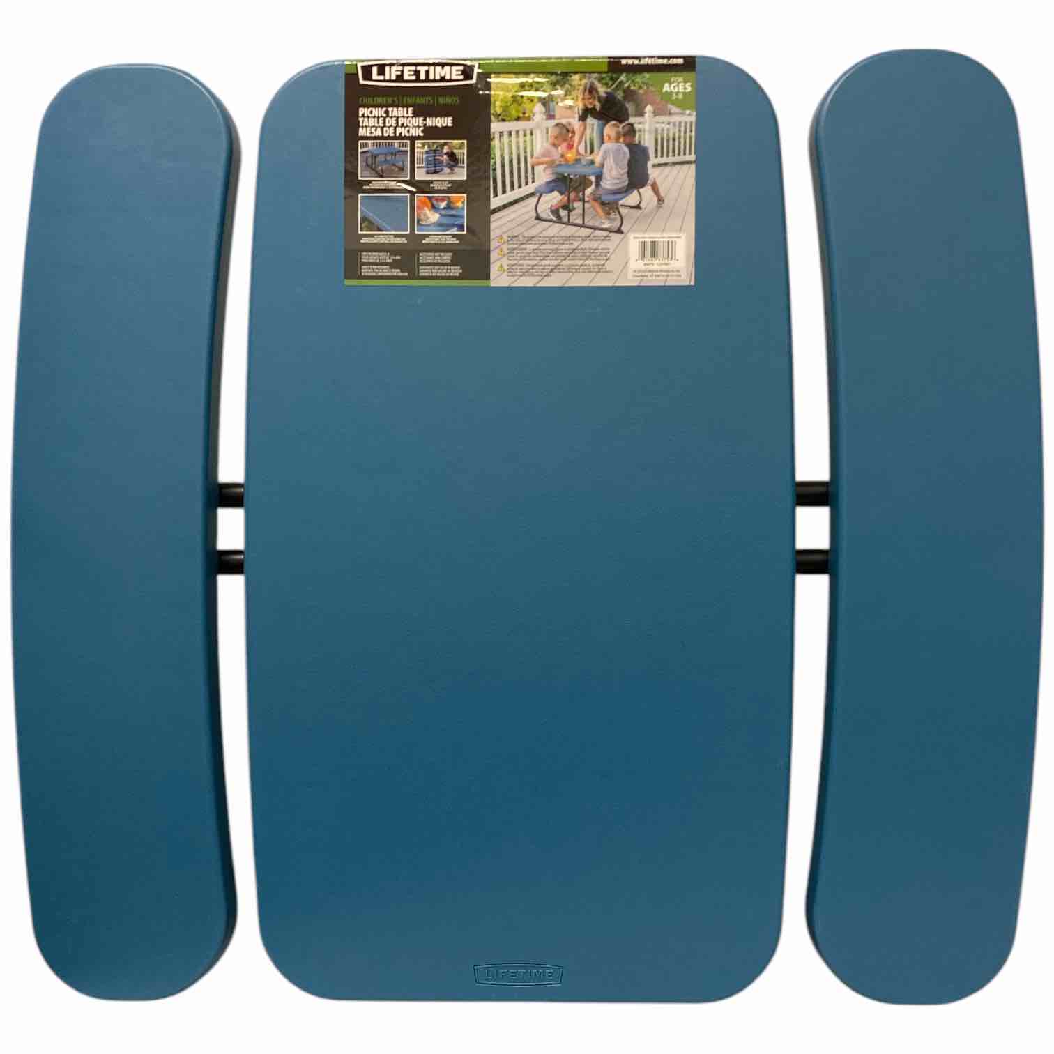 lifetime children's folding weather resistant indoor/outdoor picnic table