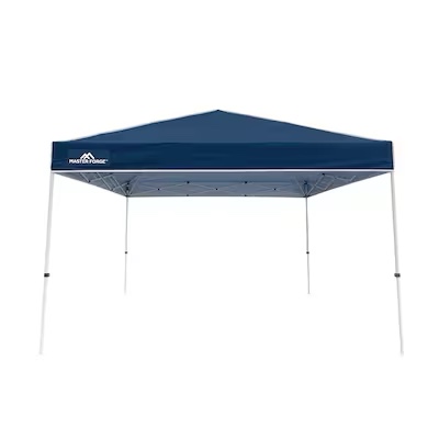 master forge 12-ft x 12-ft square blue pop-up canopy