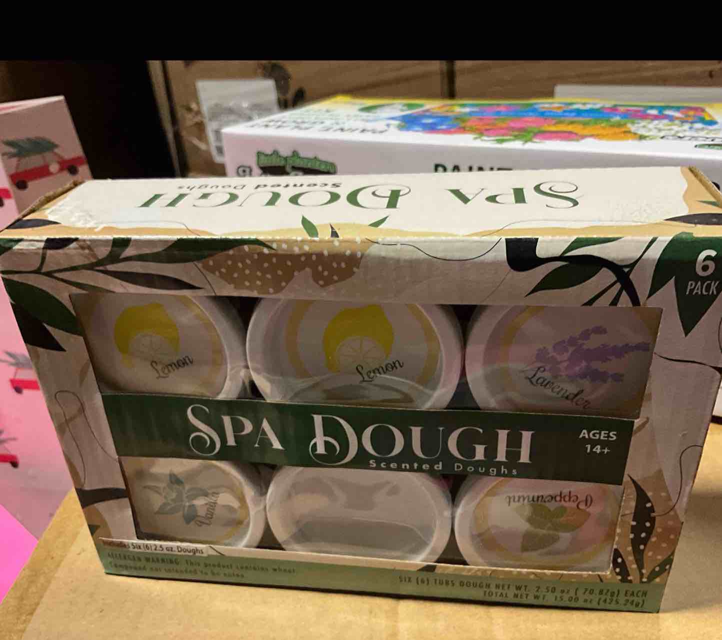 CREATIVE KIDS 6 PC Spa Dough Scented Dough Set, Aromatherapy