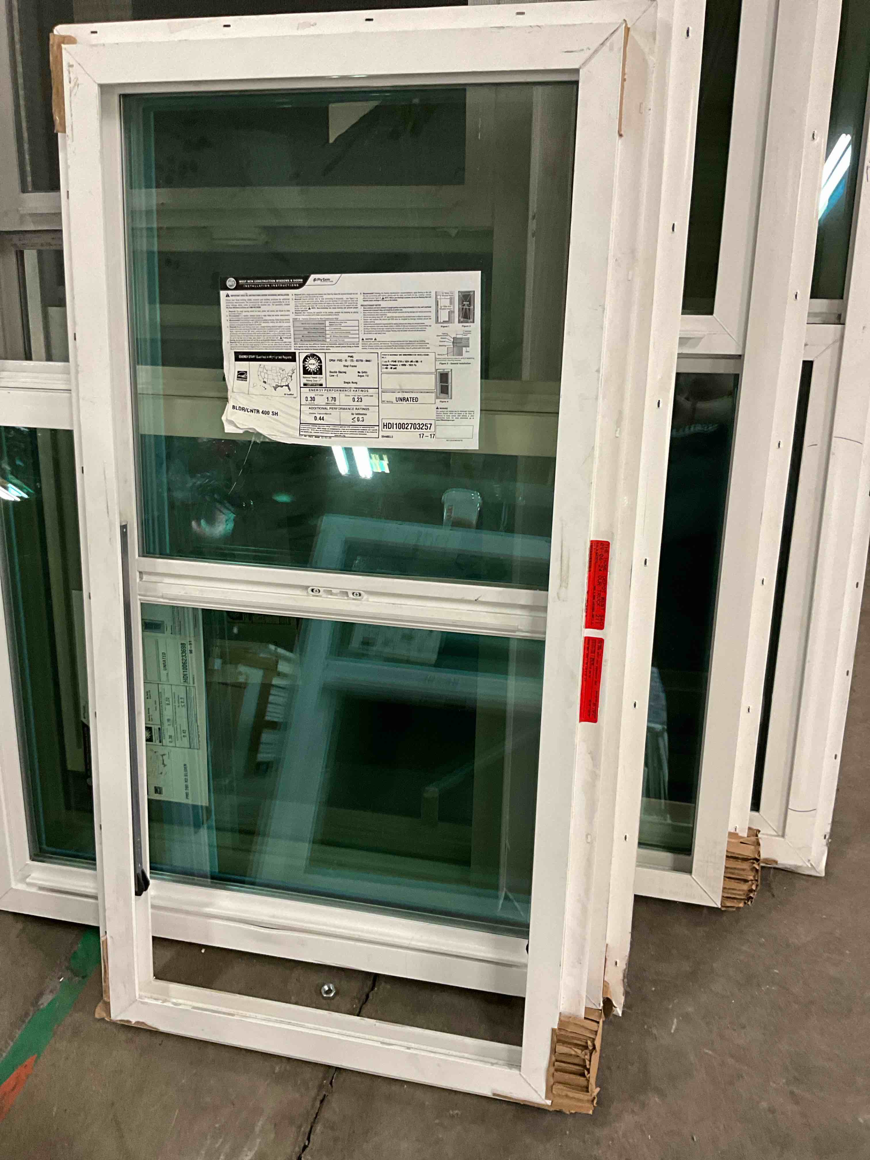Fixed window Size 50L x 26W White