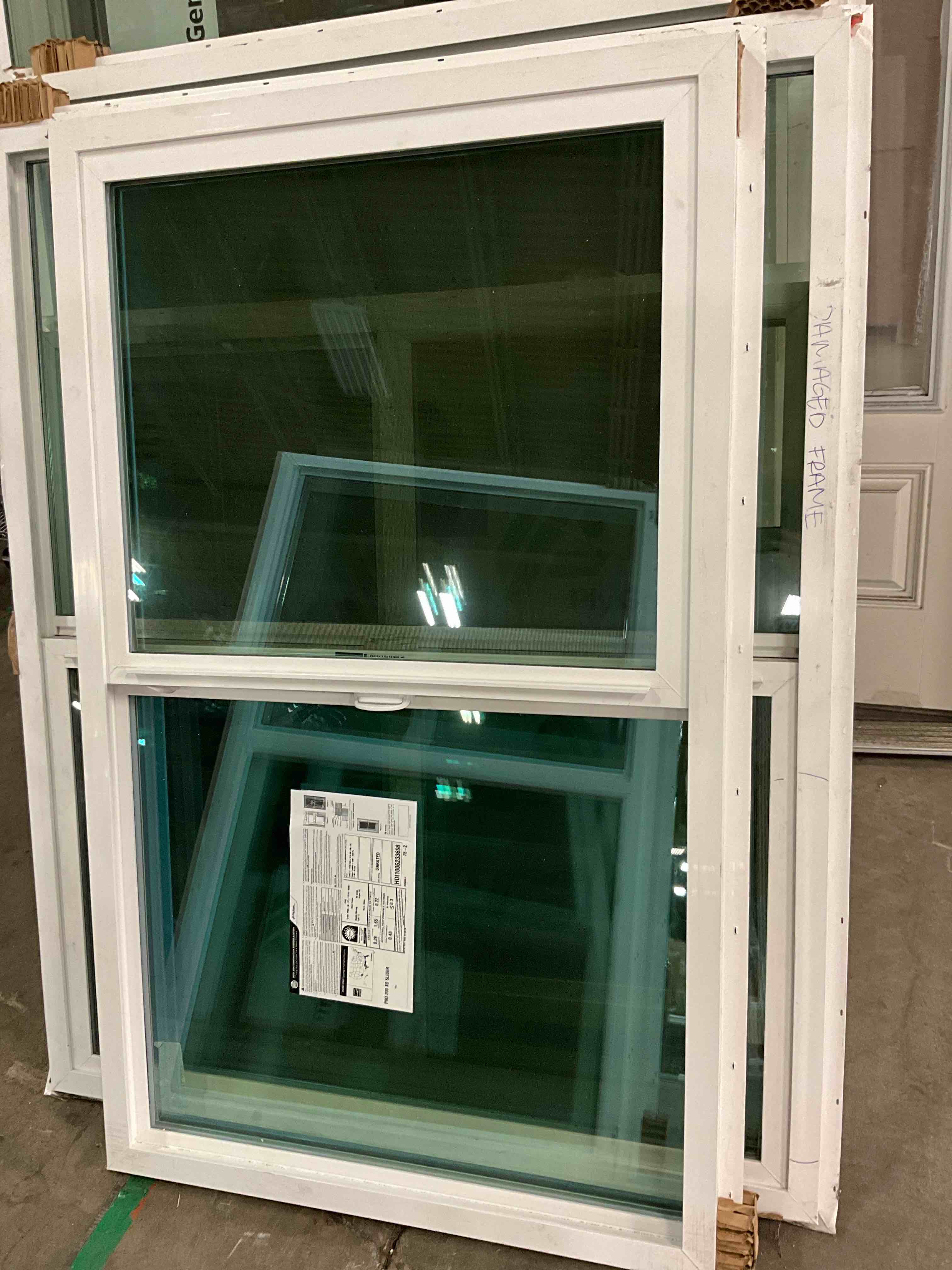Fixed window Size 62L x 37W White