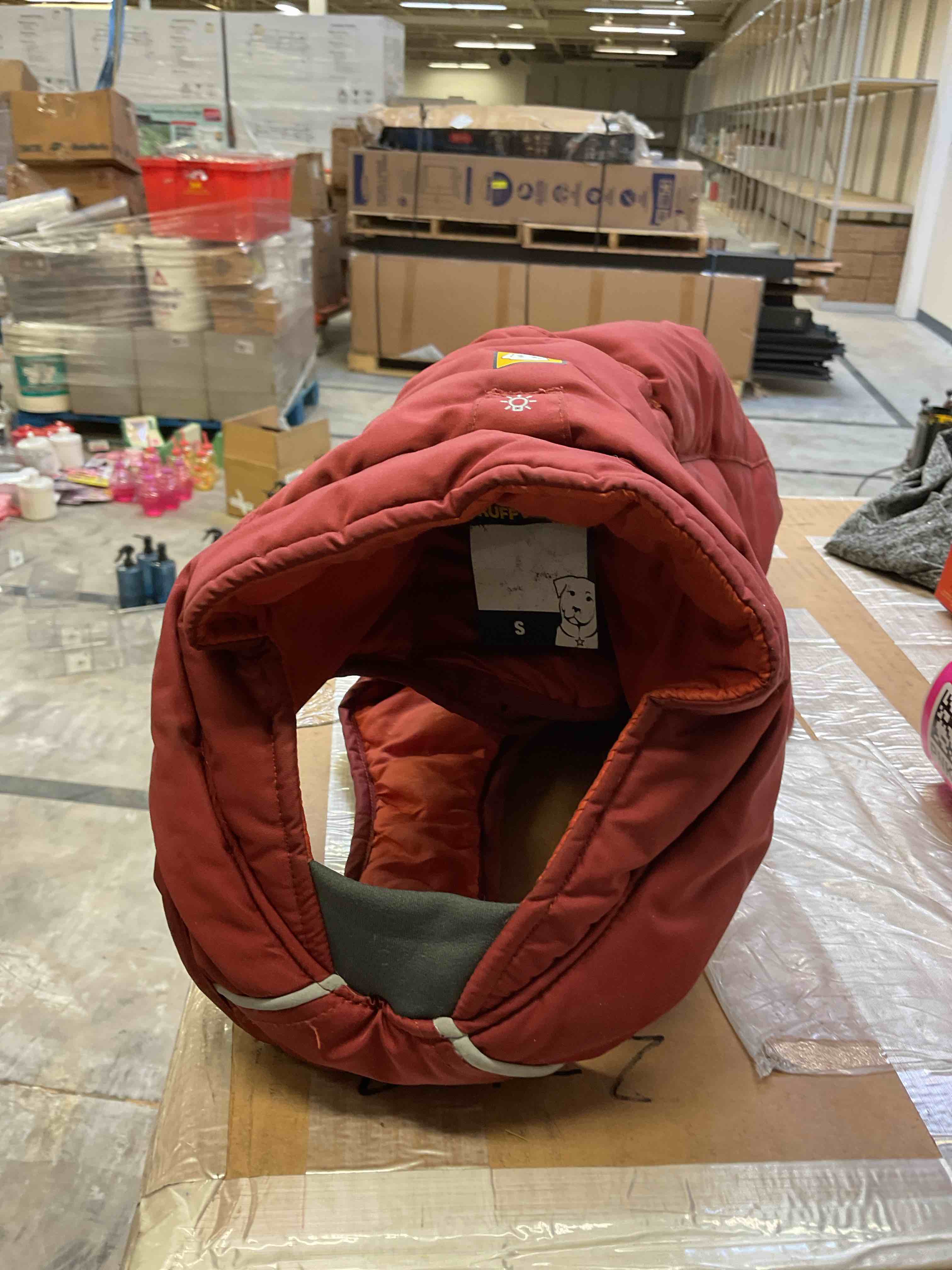 ruffwear, stumptown insulated and reflective, cold weather winter jacket for dogs, dark res ,small