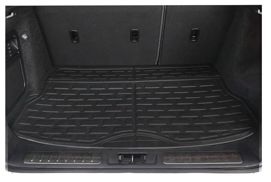 TripleAliners Vehicle Mat Universal Fit Trunk Cargo Liner All Weather Protection XPE Material Seat Back Protector Trim-to-Fit Compatible with Most Cars SUV Sedan (Trunk Mat)