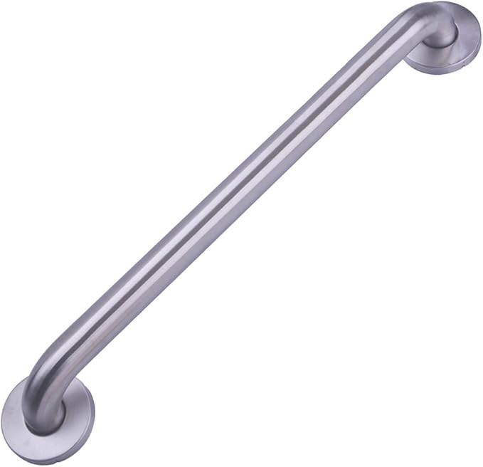 24 Inch Anti Slip Shower Grab Gold, Munzong Bathroom Grab Bar, Knurled Bathroom Balance Bar,Safety Hand Rail Support Handicap Elderly Injury Senior Assist Bath Handle