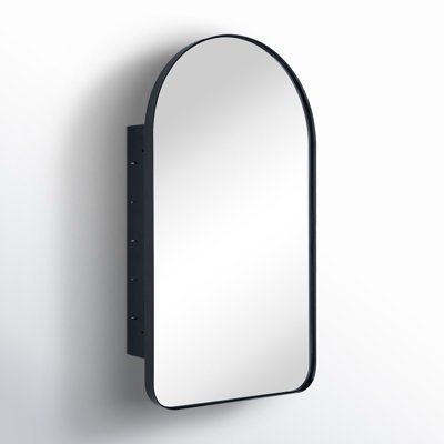 hogsett surface - mounted/ recessed arch bathroom medicine cabinets