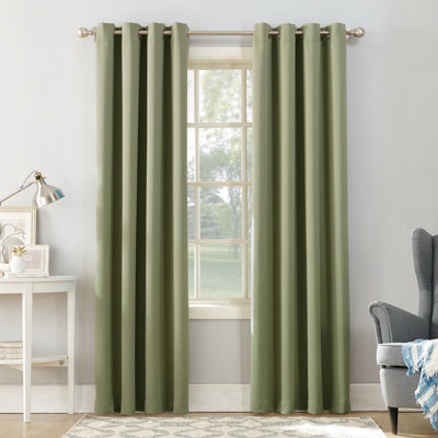 Green curtains