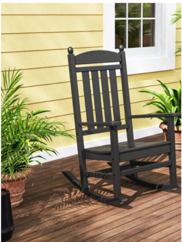 gulf shores rocking chair black