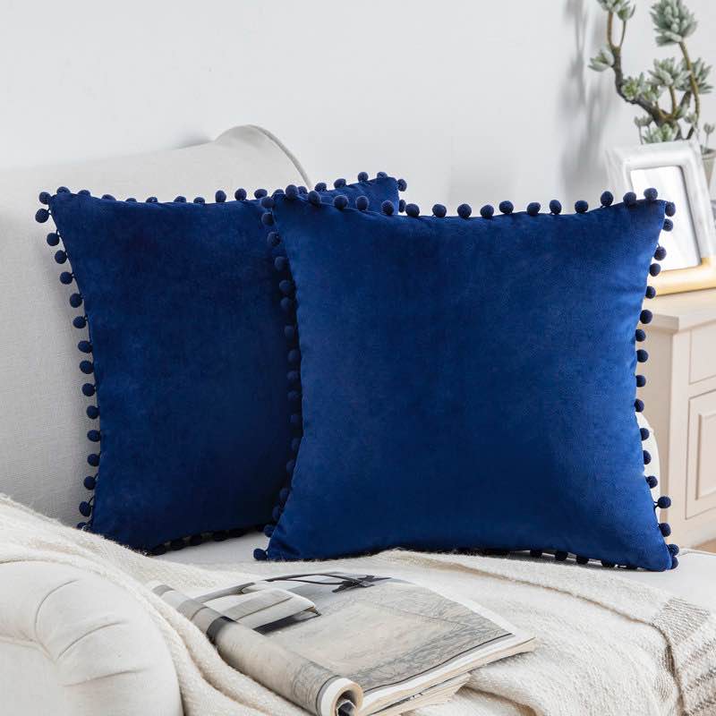 Tassels Reversible Throw Pillow (Set of 2)