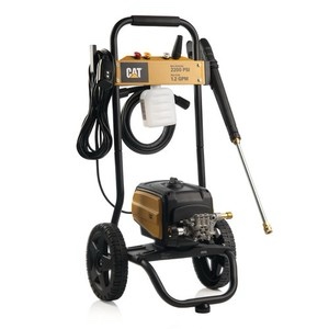 CAT 2200 PSI Electric Pressure Washer Pump Turbo Nozzle Foam Cannon & 10" Wheels