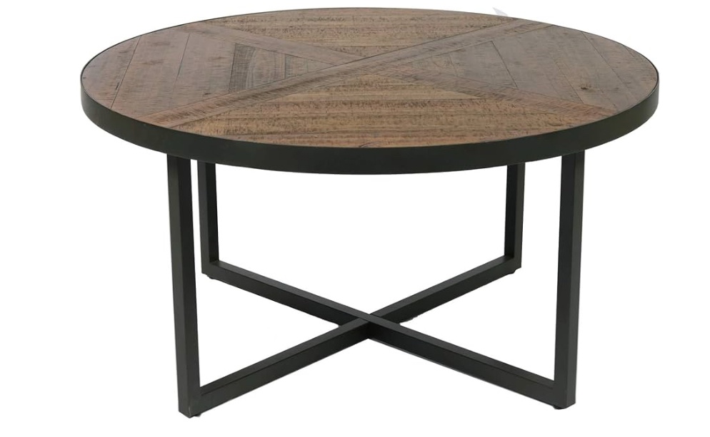 Wallace & Bay Foley Coffee Table, Rustic (color white ) The image is different color