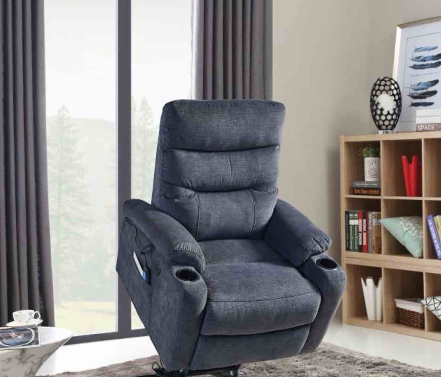 ( incomplete 1 box of 2.   missing box 2 of 2).    Liyasi Electric Power Lift Recliner Chair 