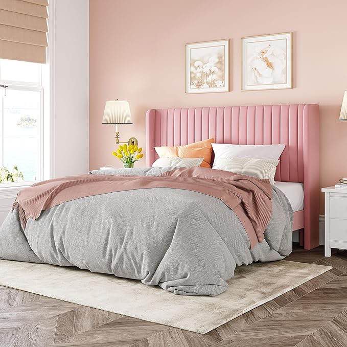 Pink Queen size bed