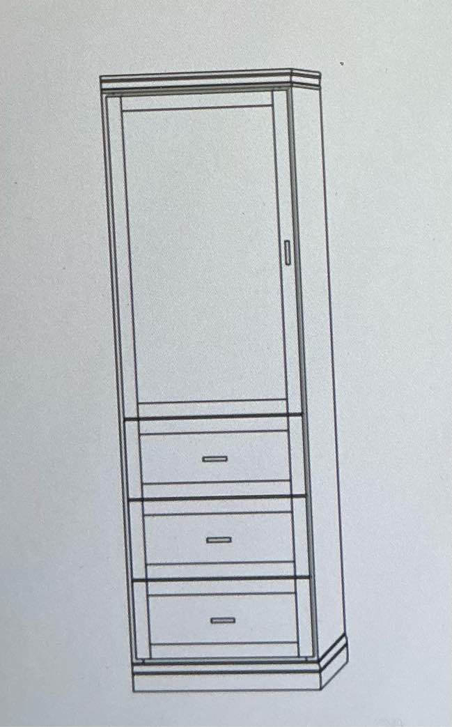 (complete) wardrobe, natural color.