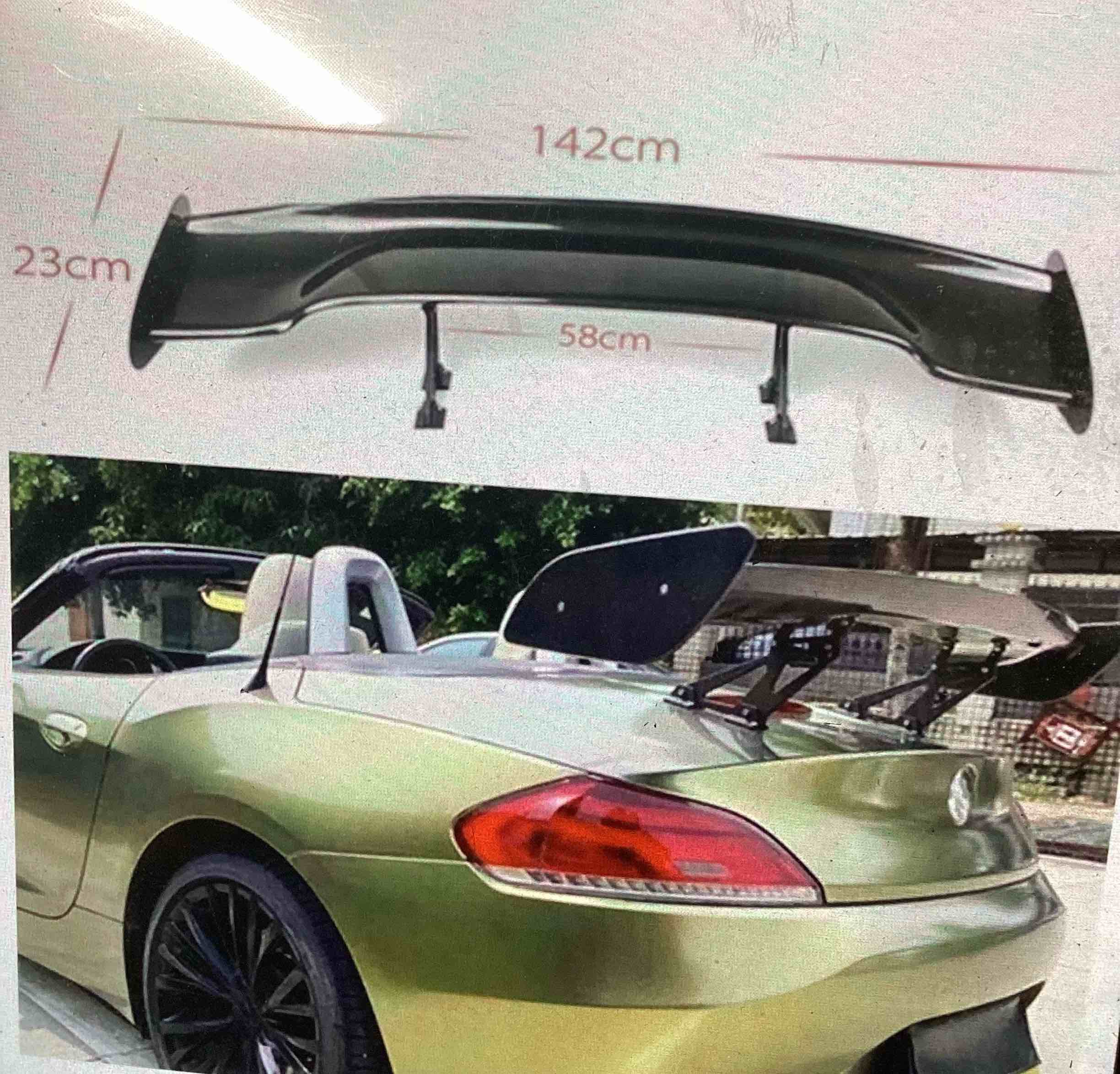 Compatible for BMW Z4 E89 E86 E82 E90 E92 E93 E46 GT F22 G20 G30 Spoiler ABS Material Car Styling Rear Spoiler Trunk Wing (Matte Black)