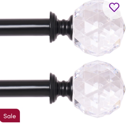 Marun Adjustable overall width x 0.75 diameter single curtain