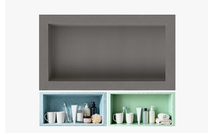 shower niche 24*12 inch ( Grey)