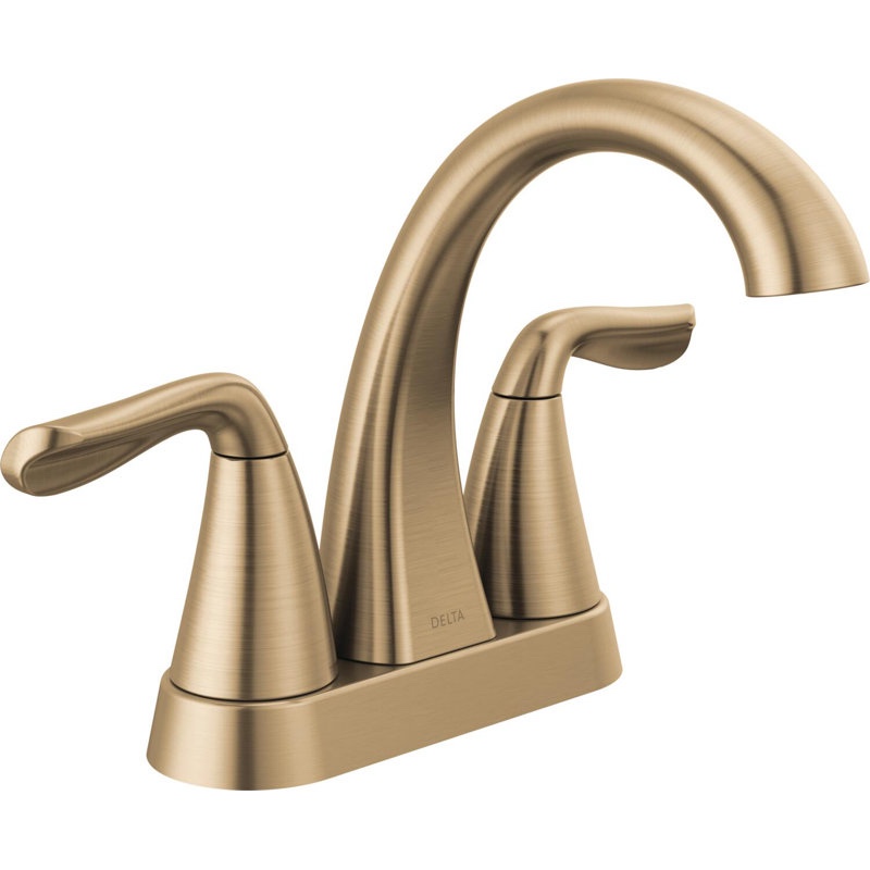 Arvo Centerset Bathroom Faucet with Drain Assembly, 2-handle Bathroom Sink Faucet 25840LF-CZ