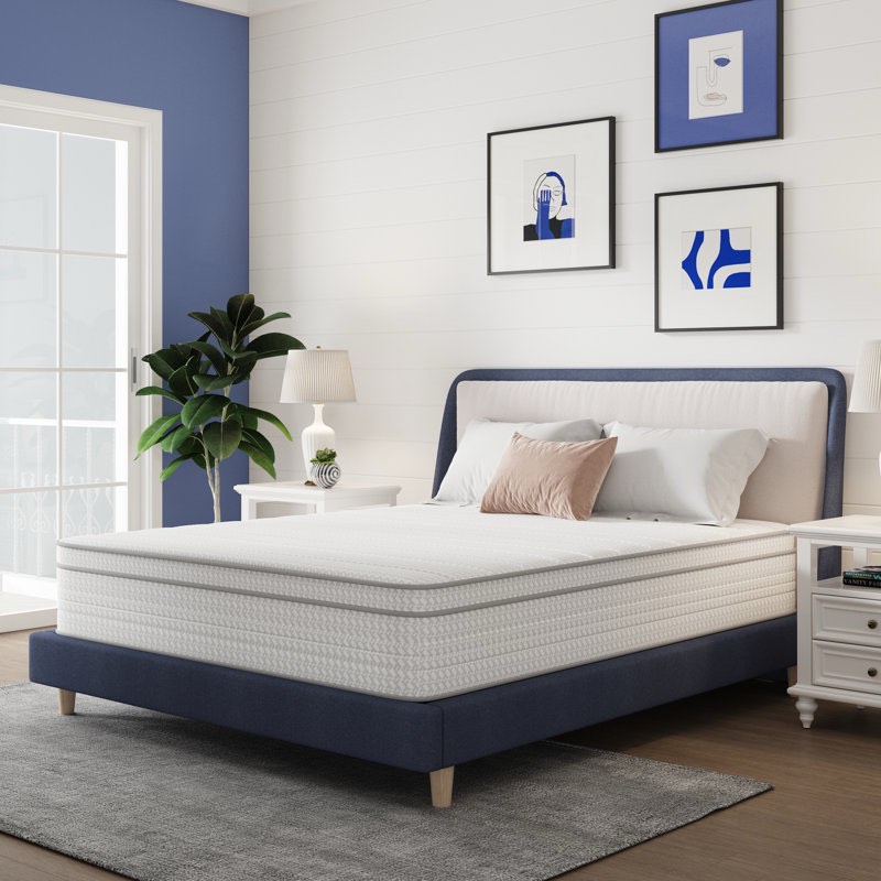 6/8/10/12/14 medium memory foam hybrid mattress 10-year