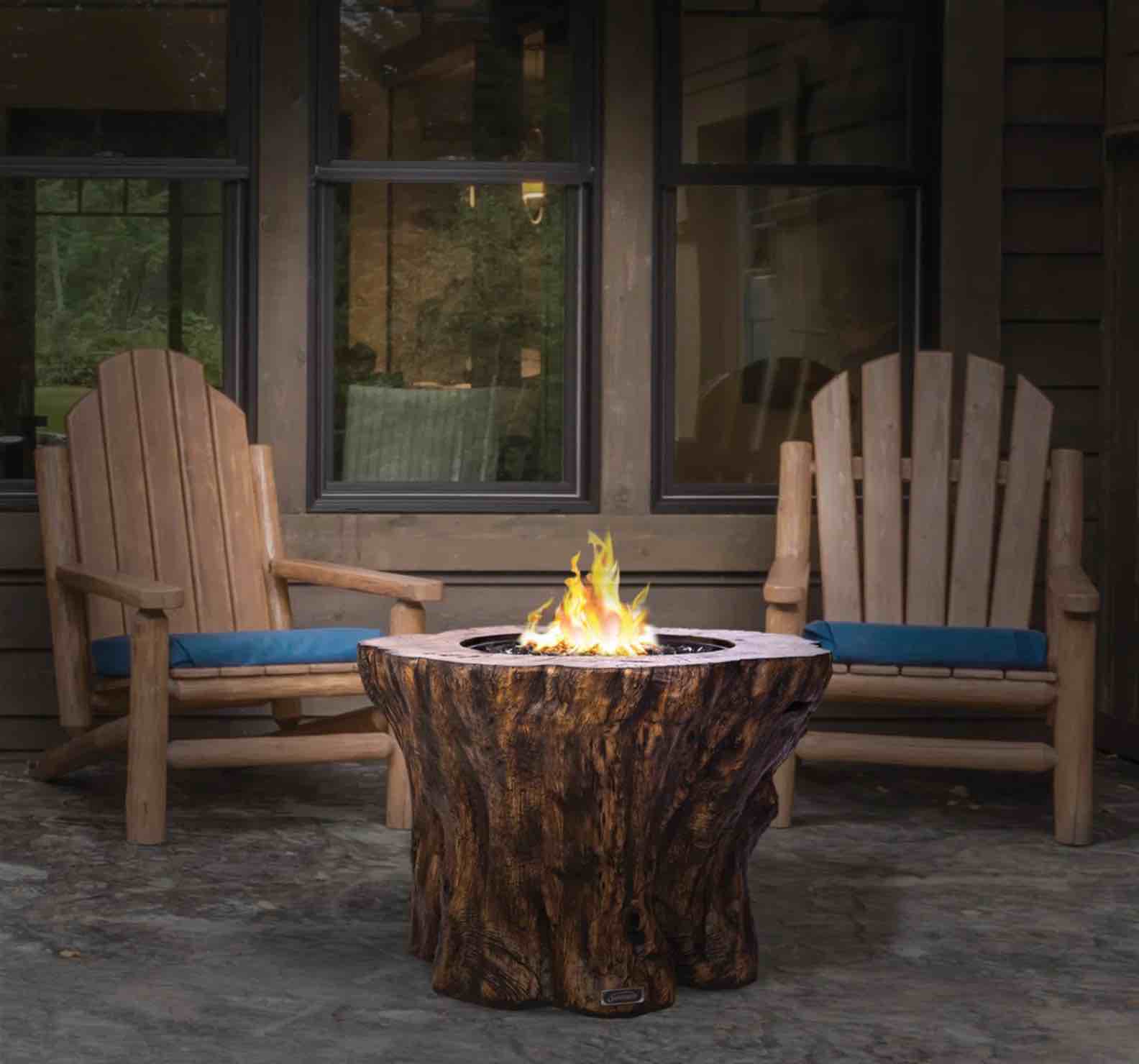 Sunbeam Pioneer Resin Propane Fire Pit