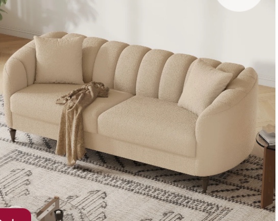 Sofa cushions in the image beige color(4 pieces)