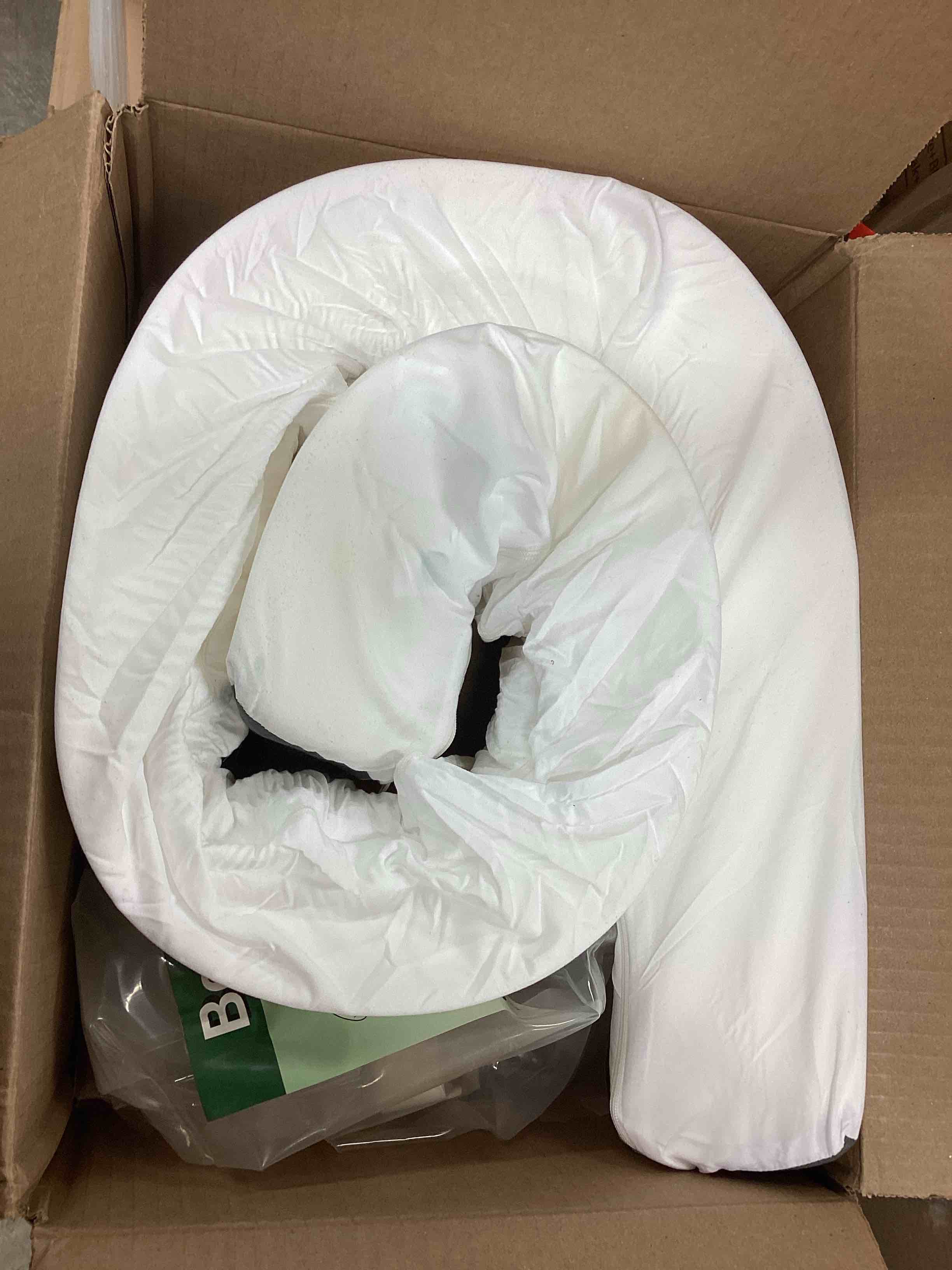 Gap filler wedge pillow for small gap between mattress/ headboard