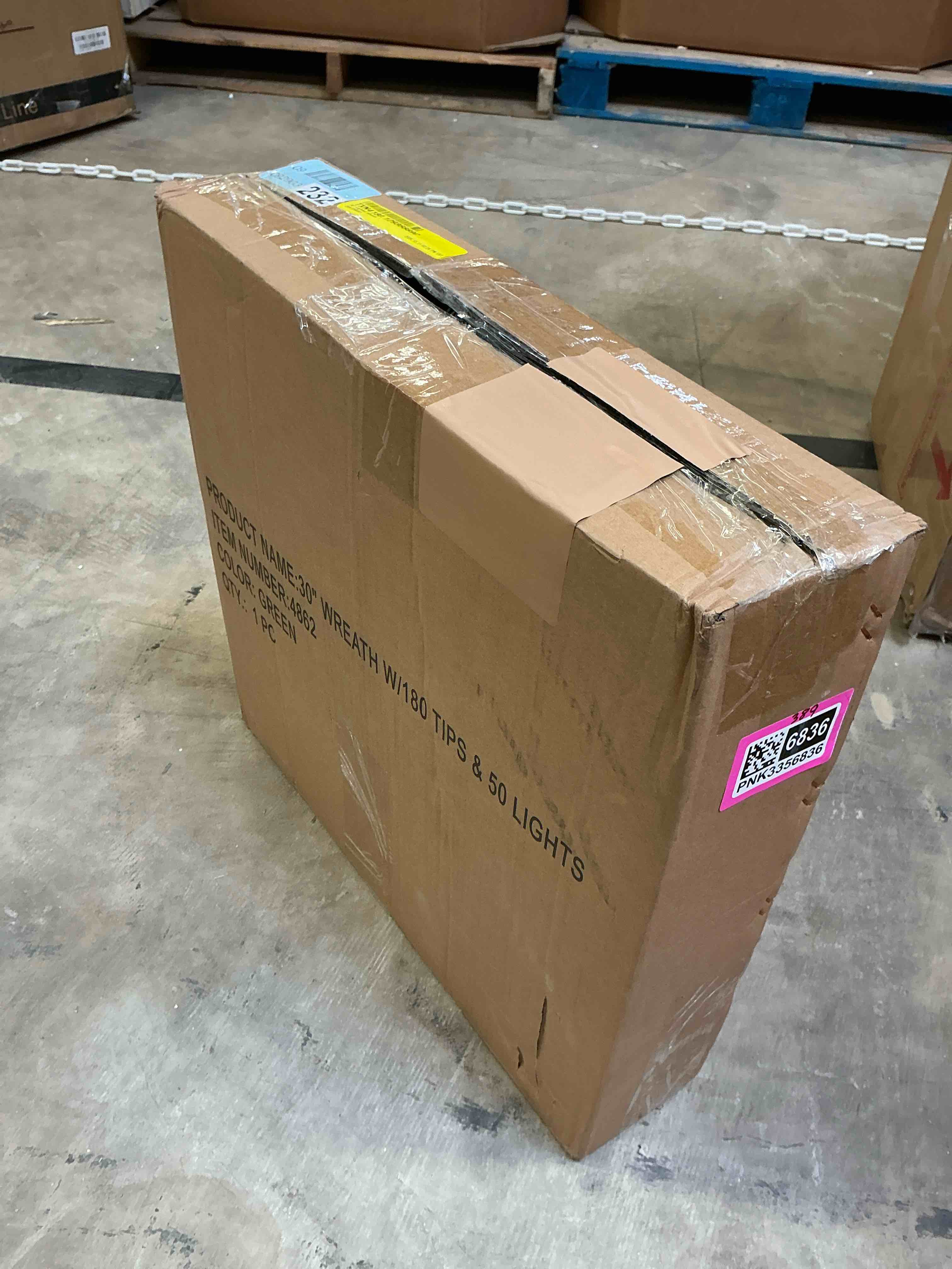 Best Choice Products Pre-Lit Cedar Cypress Christmas Wreath w/Twinkling LEDs, 30in Realistic Large Indoor/Outdoor Holiday Decor for Door, Plug-in