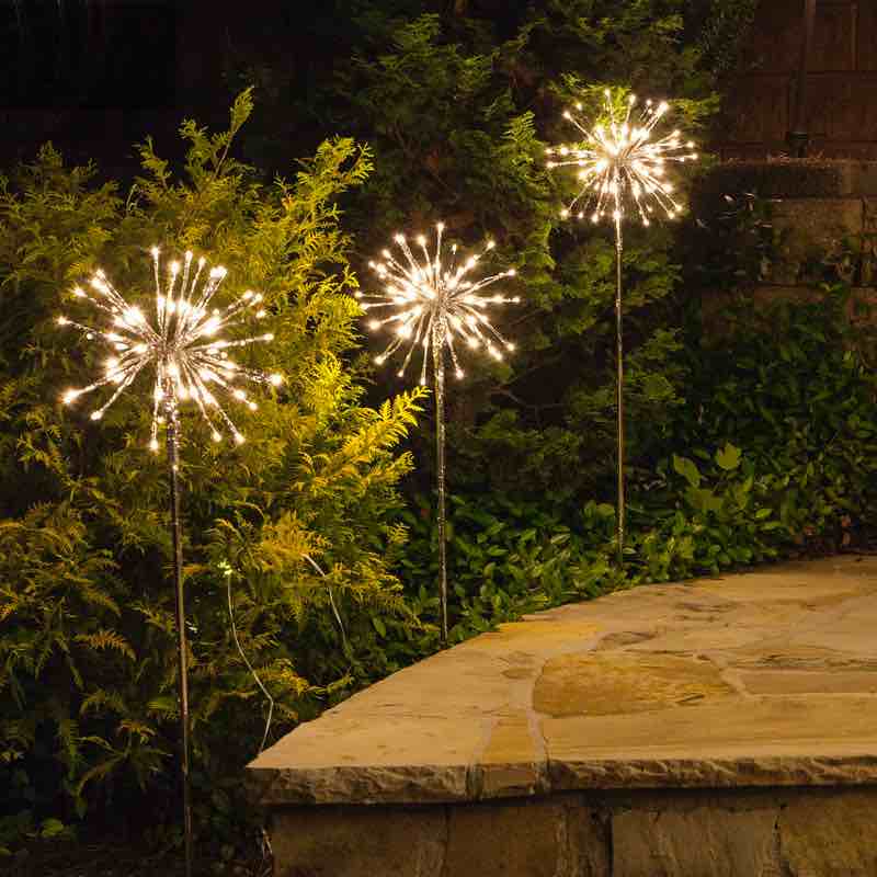 40 led lighted trees & branches