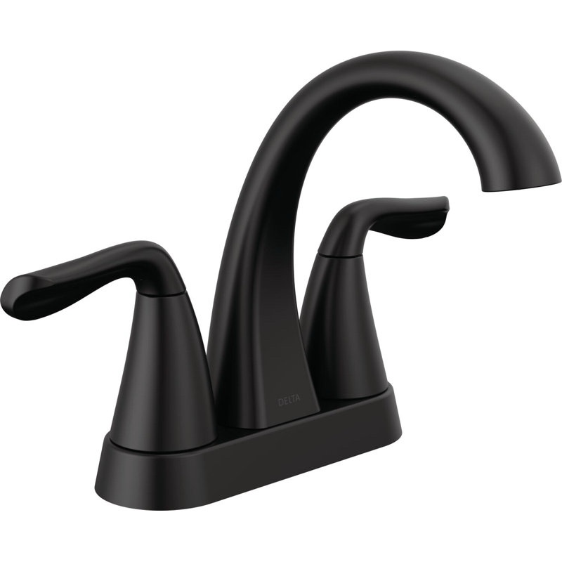 Arvo centerset bathroom faucet with drain assembly 2 handles bathroom