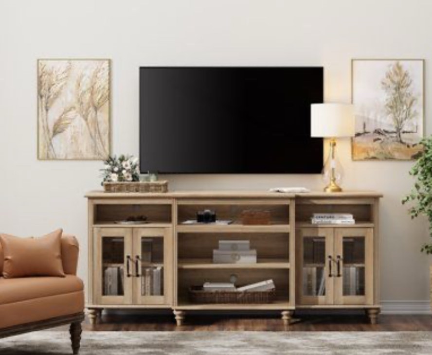 Scarlett 69.8 tv stand with storage