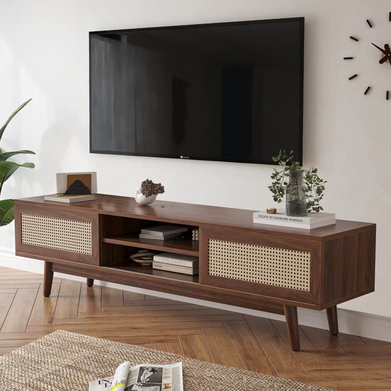 Barquero TV Stand for TVs up to 60"( color ,Walnut)