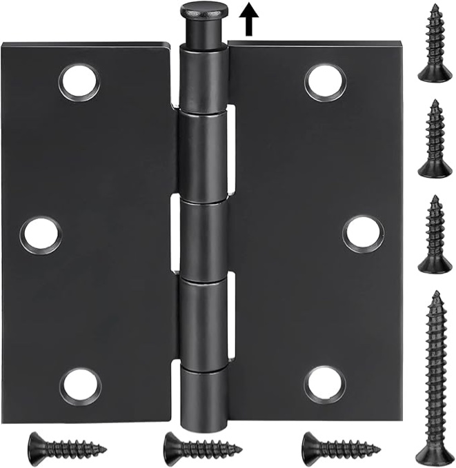 ticonn 3.5’’x3.5" door hinges square corner