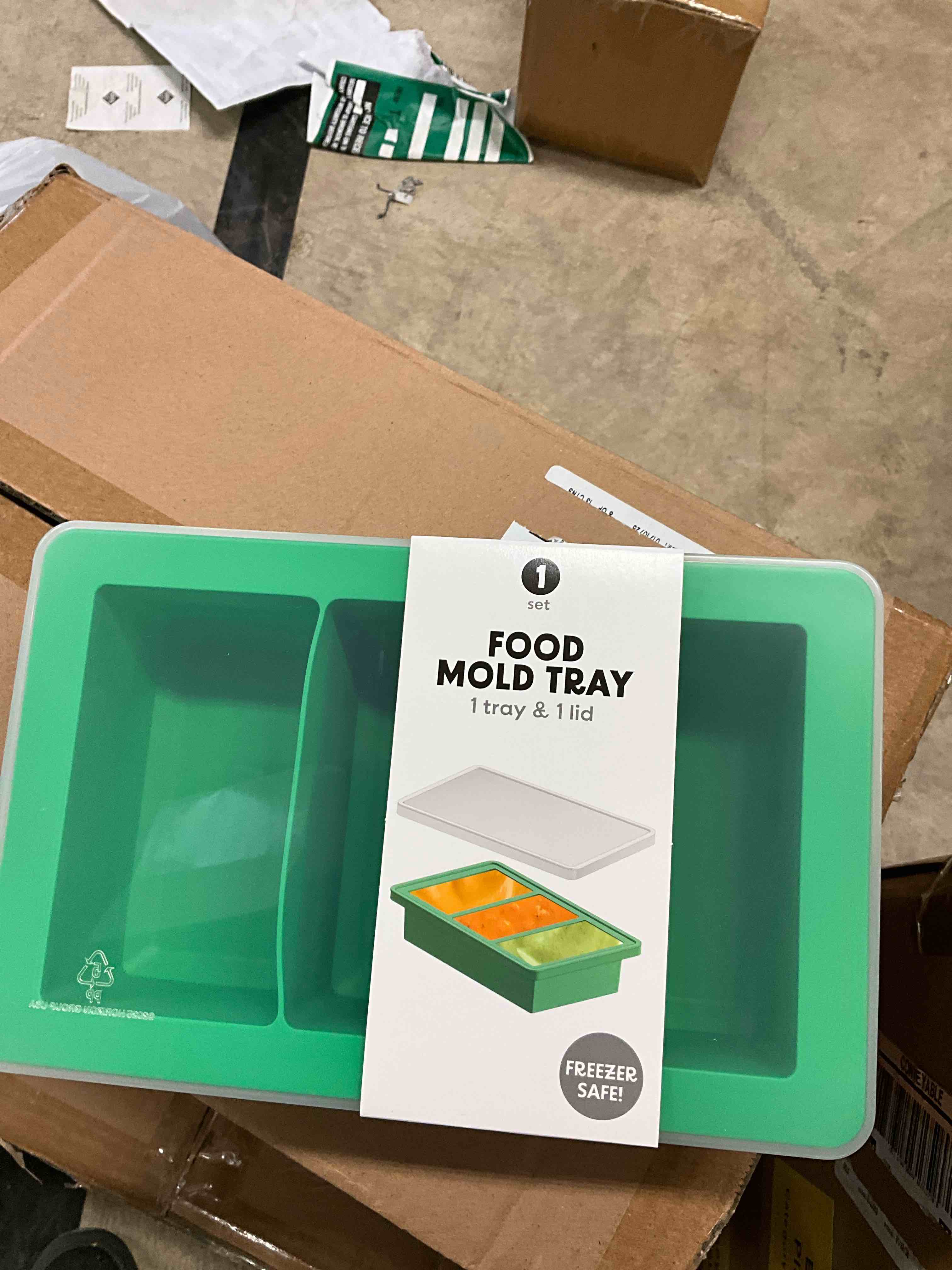 FOOD MOLD TRAY 1 tray & 1 lid