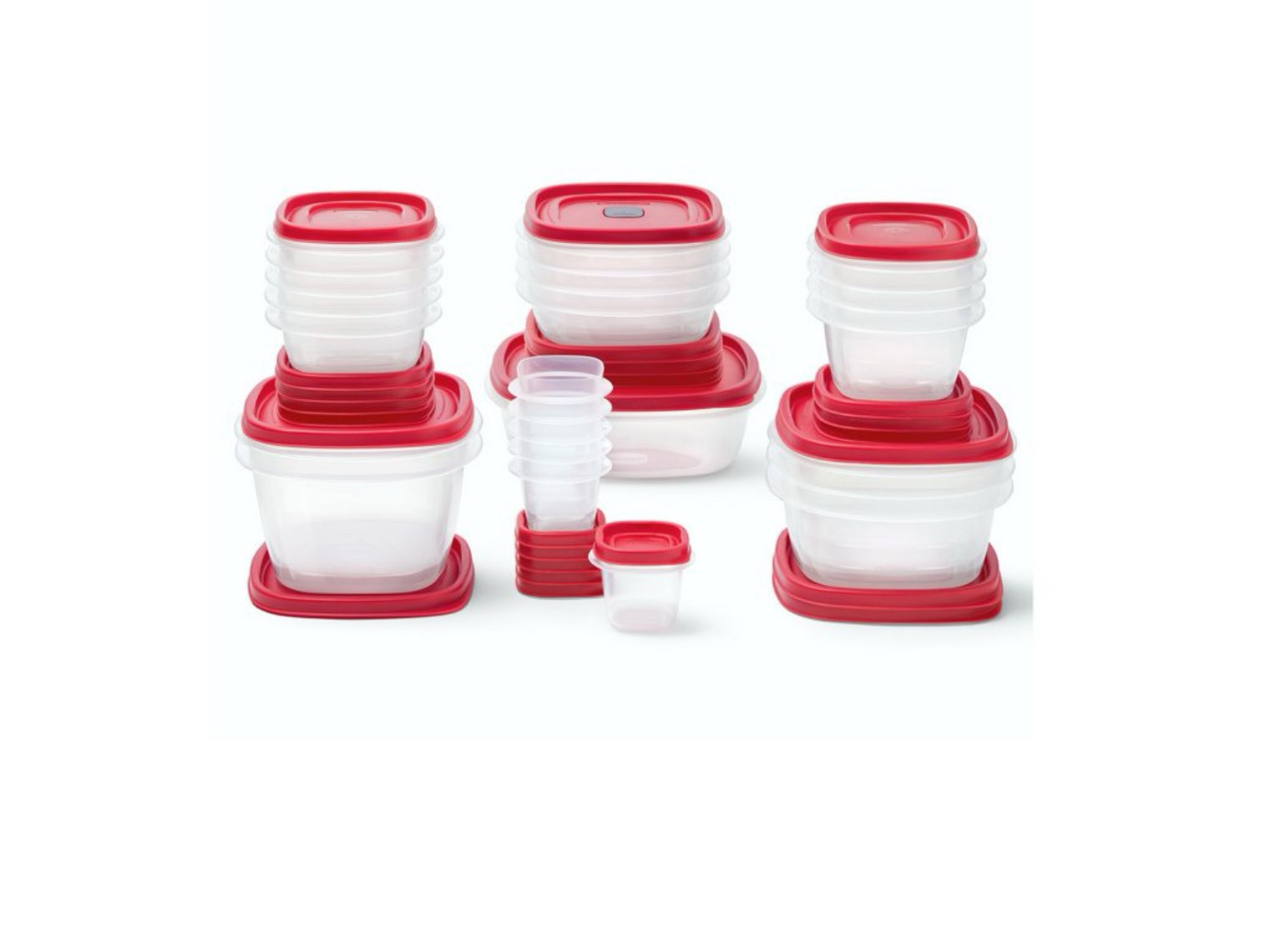 rubbermaid 50-piece easyfind lids vented food storage set