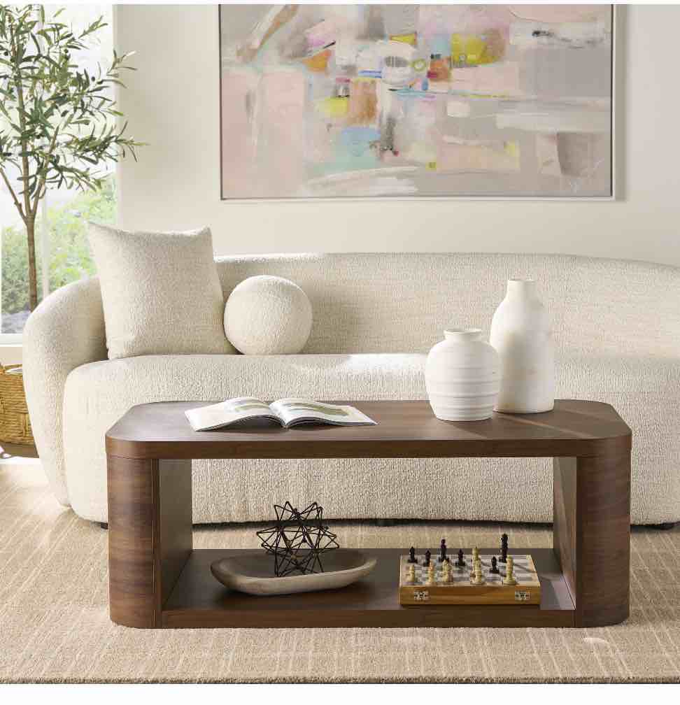 Better Homes & Gardens Juliet Coffee Table, Walnut