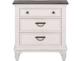Liberty Furniture Bedroom Night Stand with Charging Station 417-BR61 at Wenz Home Furniture