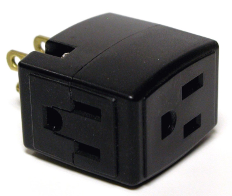 Cube Tap 3wire, Black lot of 25