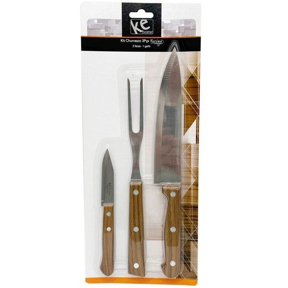 3 Piece Barbecue Carving Set Item