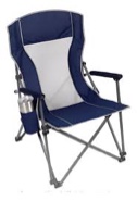 member's mark adult hard arm chair with padded arms & headrest and carrying case