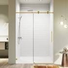 MCOCOD Shower Door SS04 - Installation Guide - Single Sliding Frameless Shower Door (Incomplete only one box)