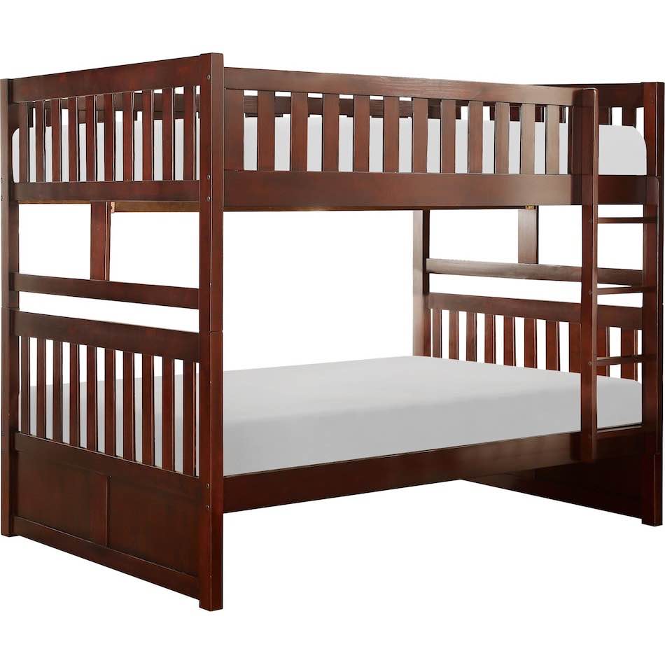 full bunk bed -espresso (incomplete box 1 of 2)