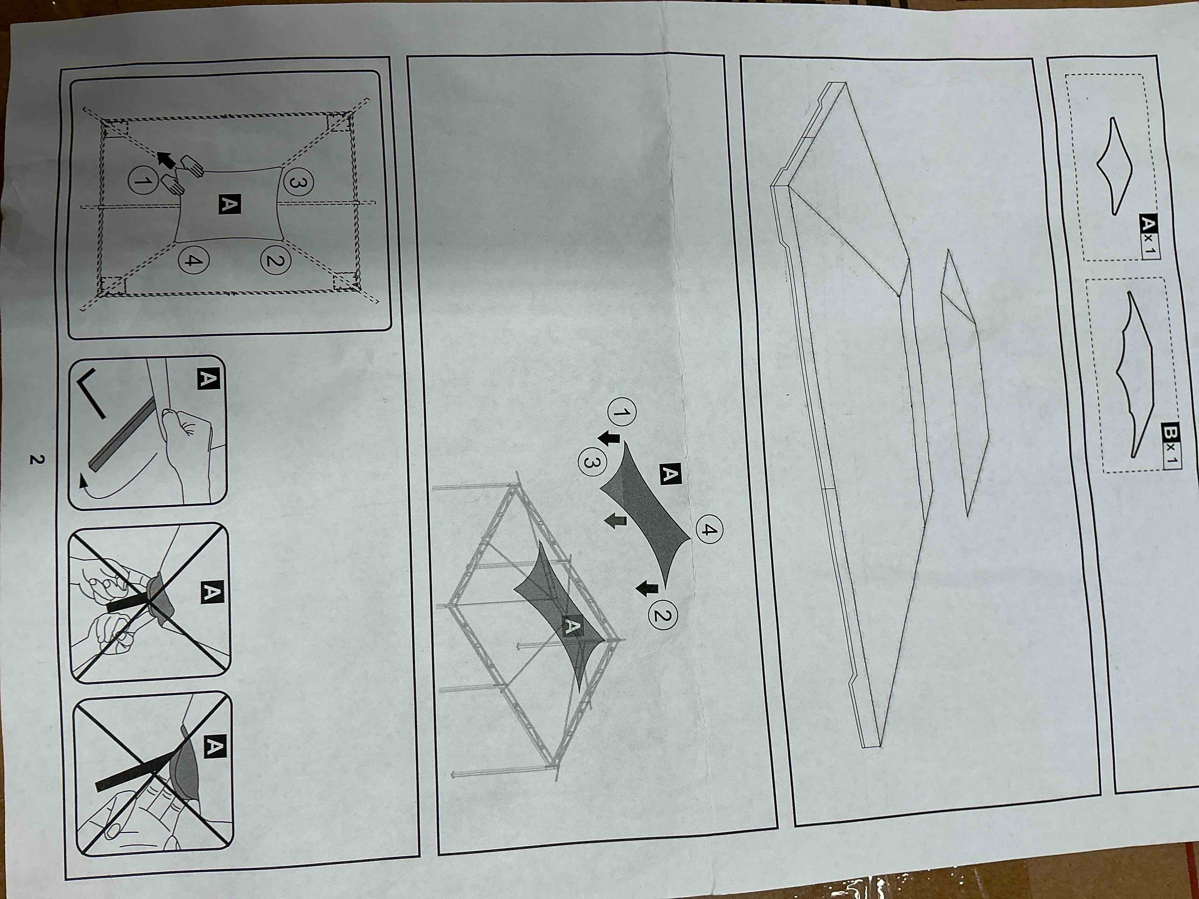 ( incomplete) Canopy tent without the beige rods