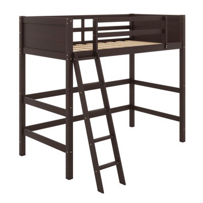 loft bed set -espresso (incomplete box 2 of 2)