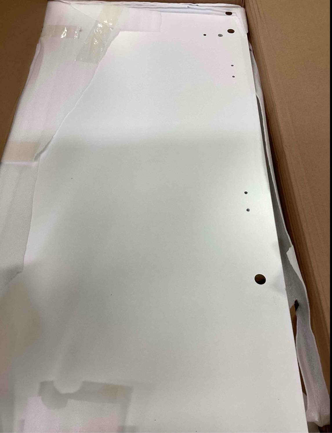 White compressed cardboard wood