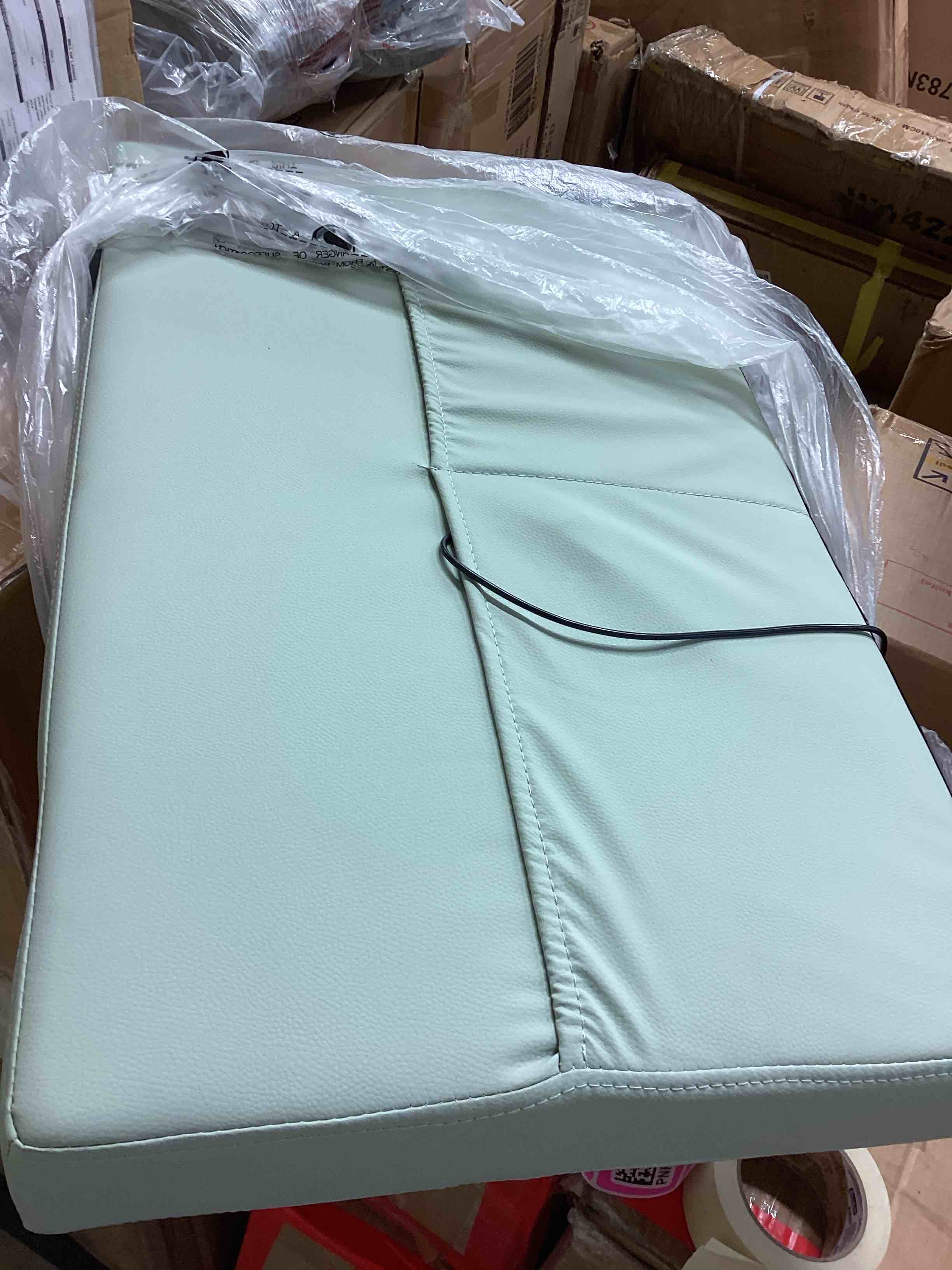 Part of a sofa, incomplete product one piece to pick up green color