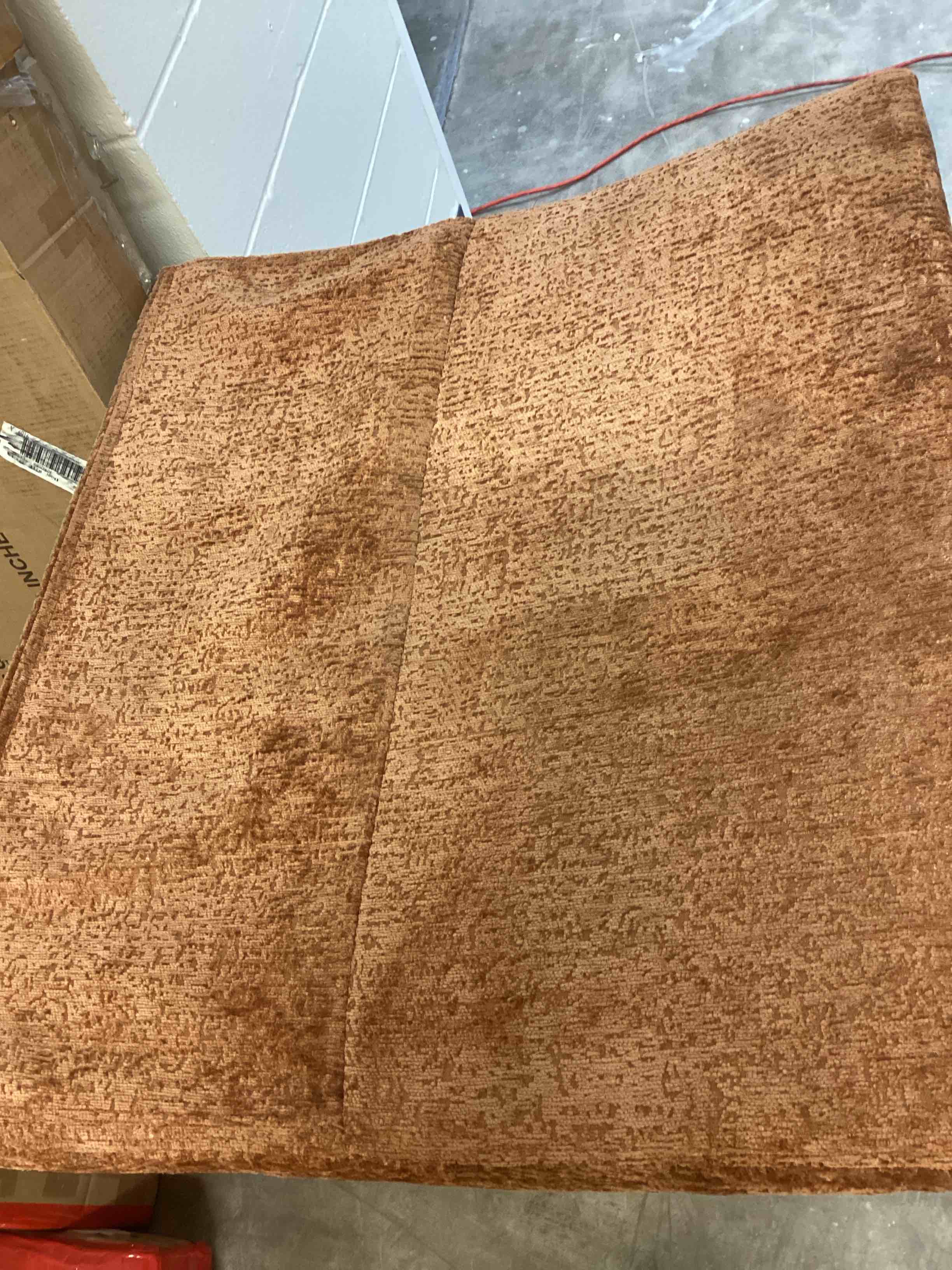 1 piece of incomplete brown sofa