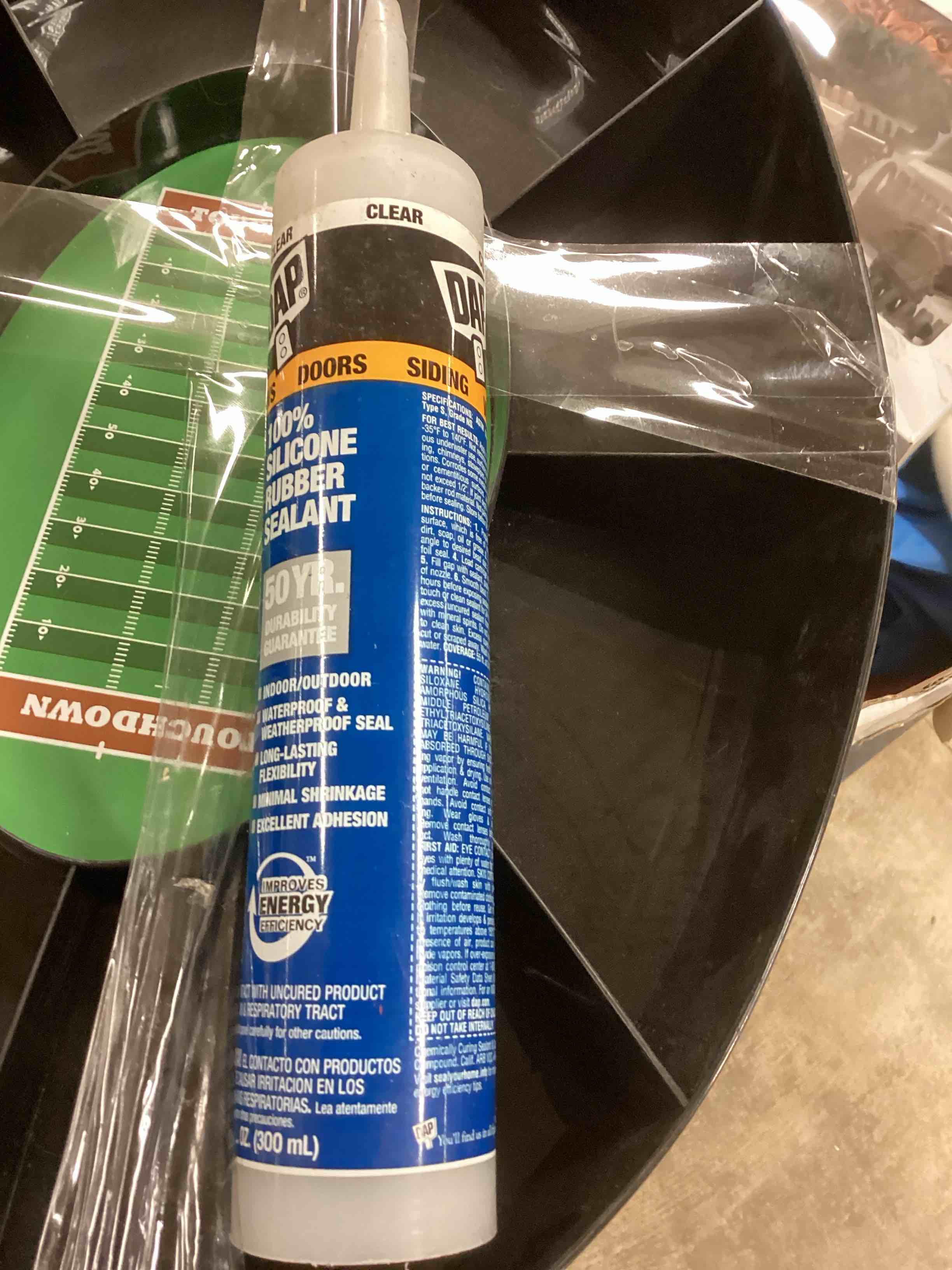 silicone 100% rubber sealant (5 united )