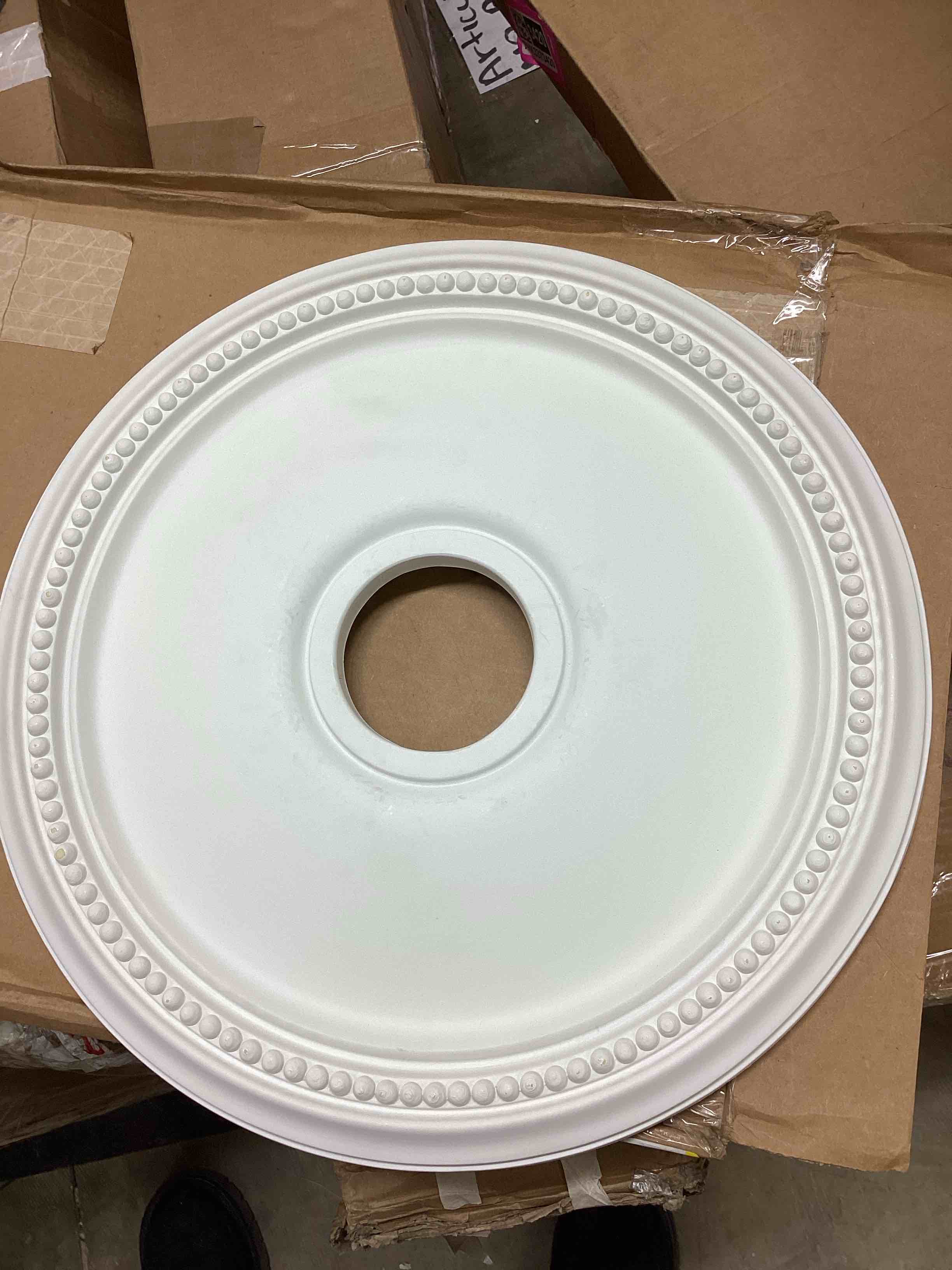 Livex Lighting 82075-03 Wingate Ceiling Medallion, White