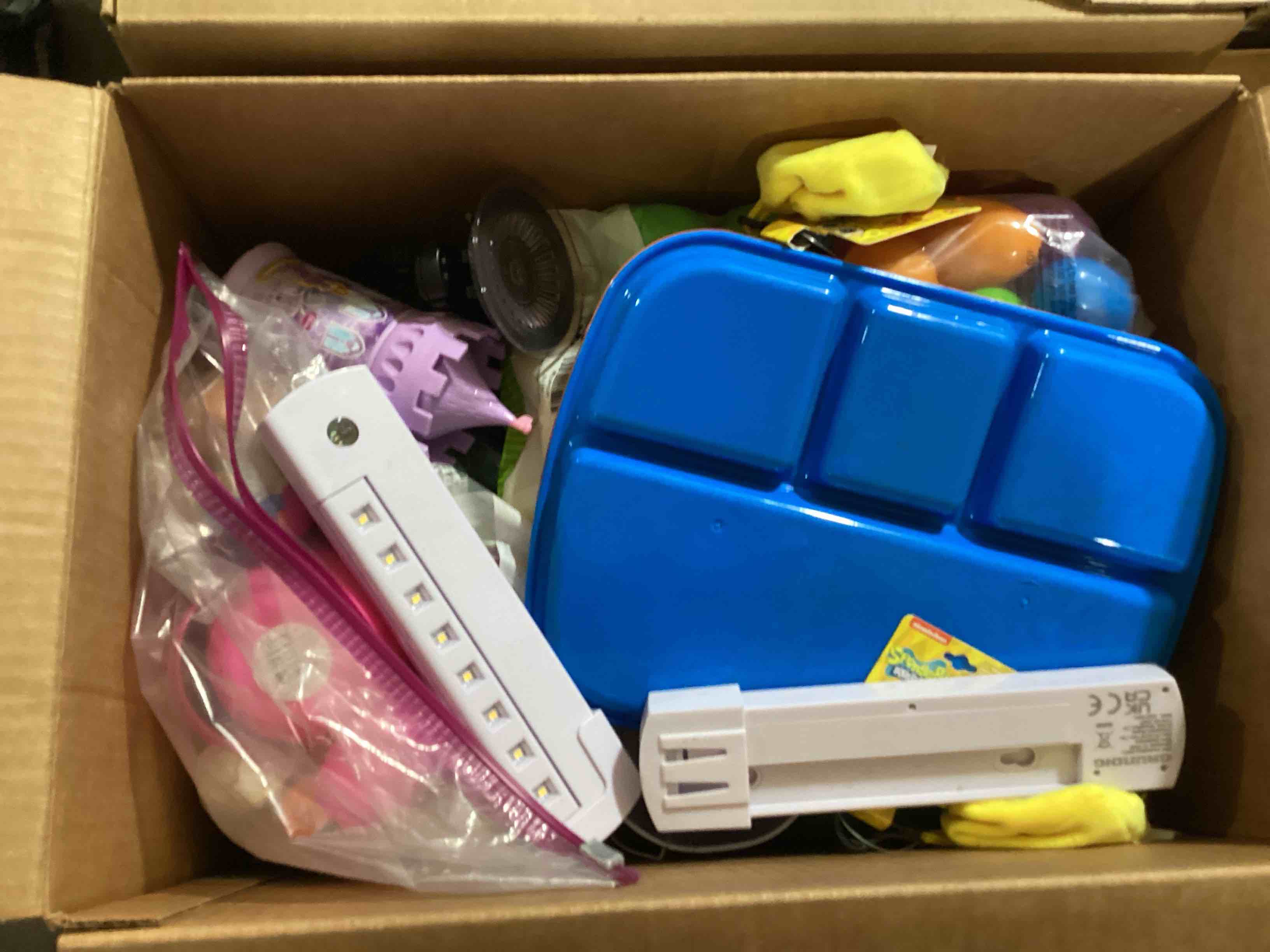 box lot of miscellaneous items 