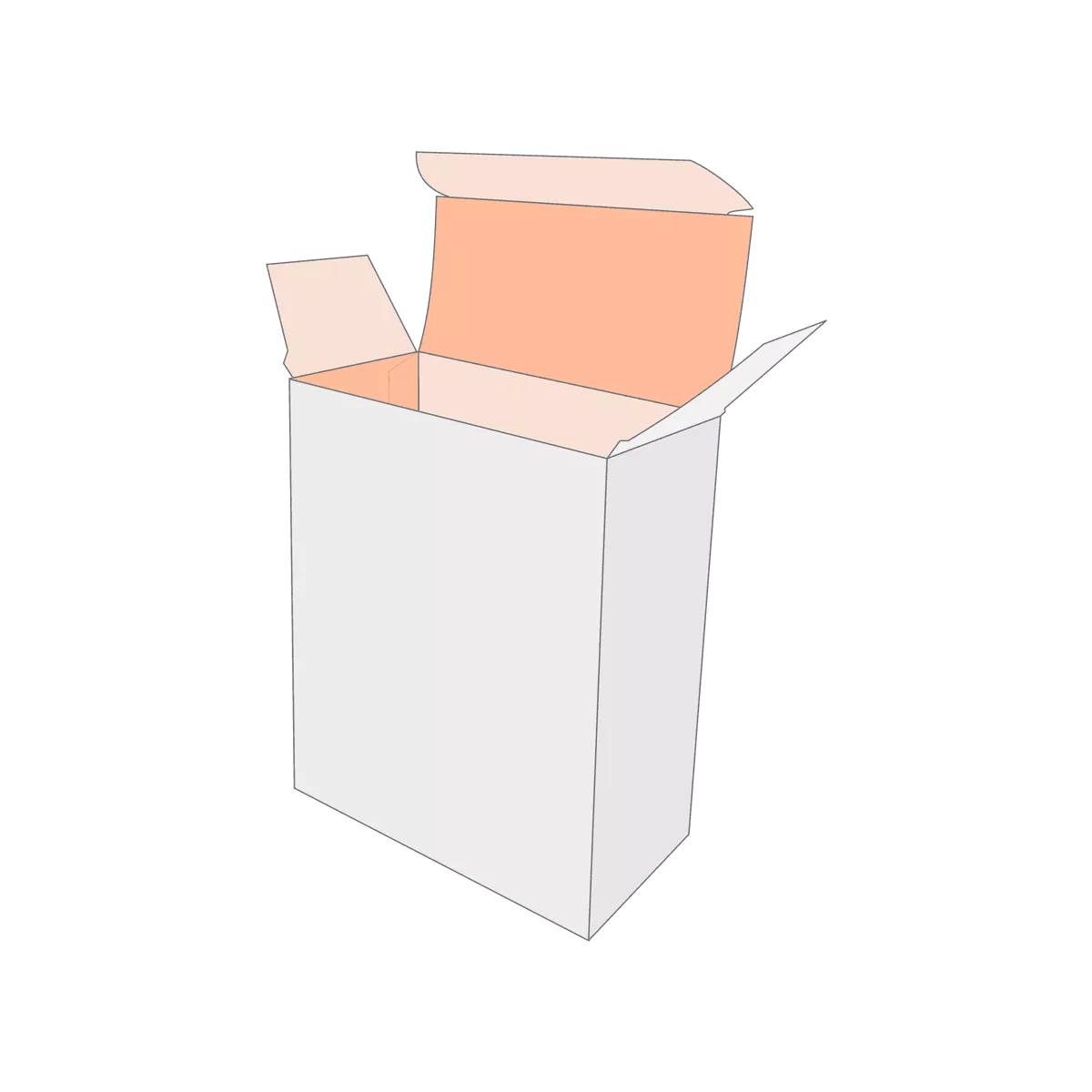 cardboard custom reverse tuck end boxes proximate 3x4x2  similar. approximately 200 boxes