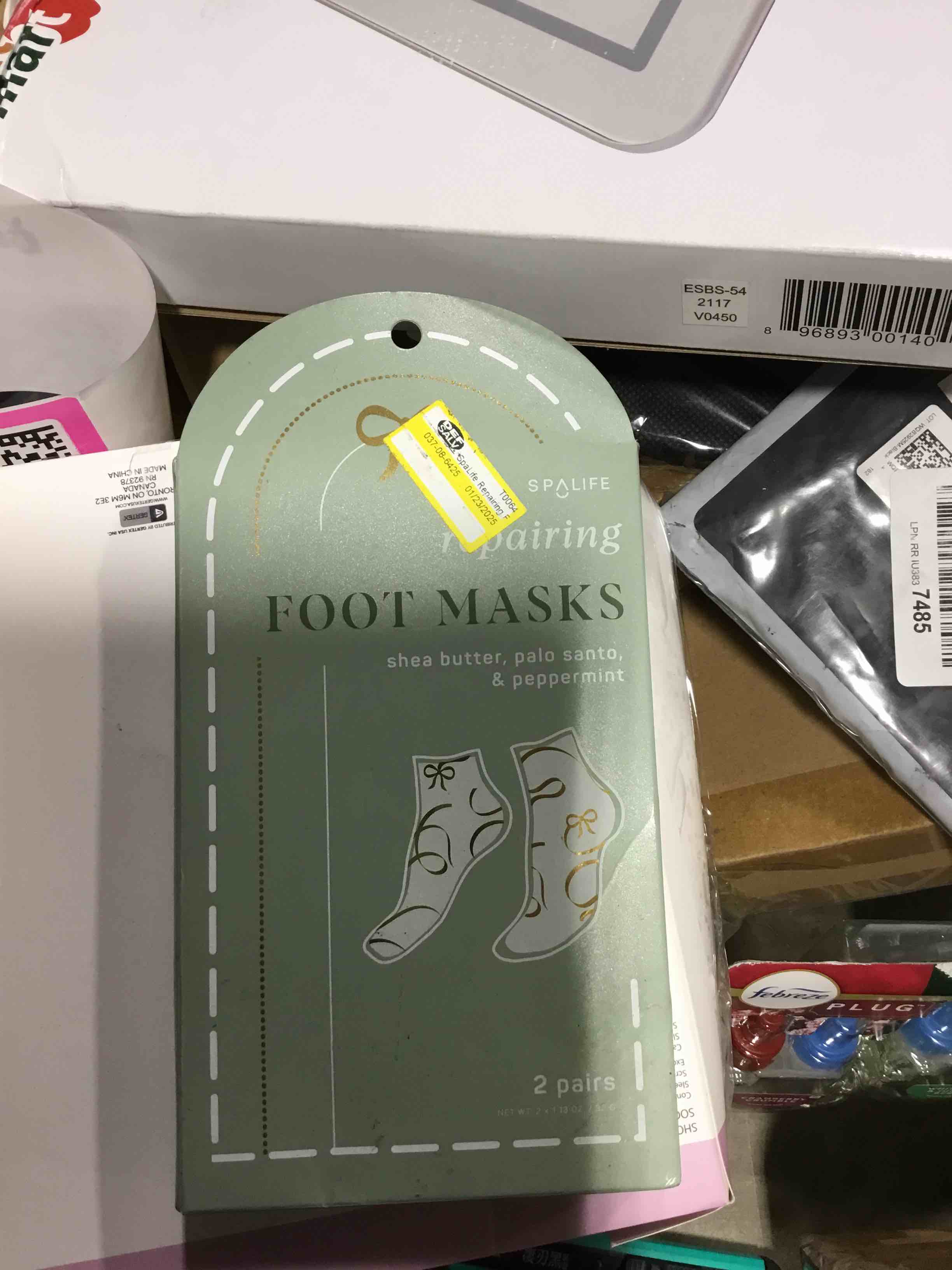 spalife repairing foot masks - 2pk
